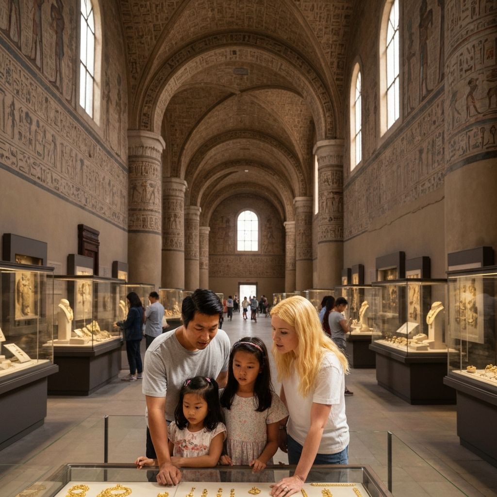 Egyptian Museum Adventure: A Child's Guide to Ancient Treasures