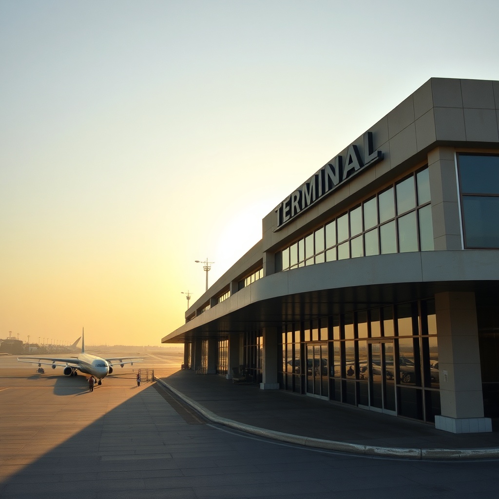 Exterior of the older Cairo Airport Terminal 1 building, showcasing the classic architecture in the Cairo Airport Terminal 1 vs 3 guide.
